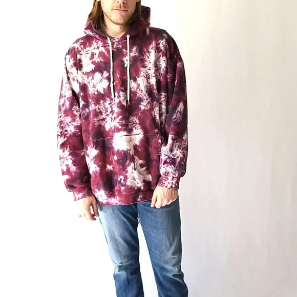 Oversized Bleached Hoodie tie dye - Picture 1 of 10